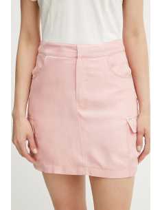 ქვედაბოლო GUESS - MYLAH CARGO MINI SKIRT