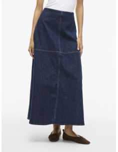 ქვედაბოლო VILA - VIJAF HW A-LINE ANKLE DENIM SKIRT DBD007