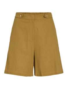 შორტი VILA - VINURIA HW BUTTON DETAIL SHORTS