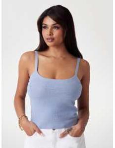 პერანგი GUESS - KHLOE RHINESTONES TANK SWTR