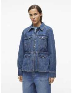 ქურთუკი ROUGE VILA - ROUANNELIESE L/S DENIM SHIRT JACKET