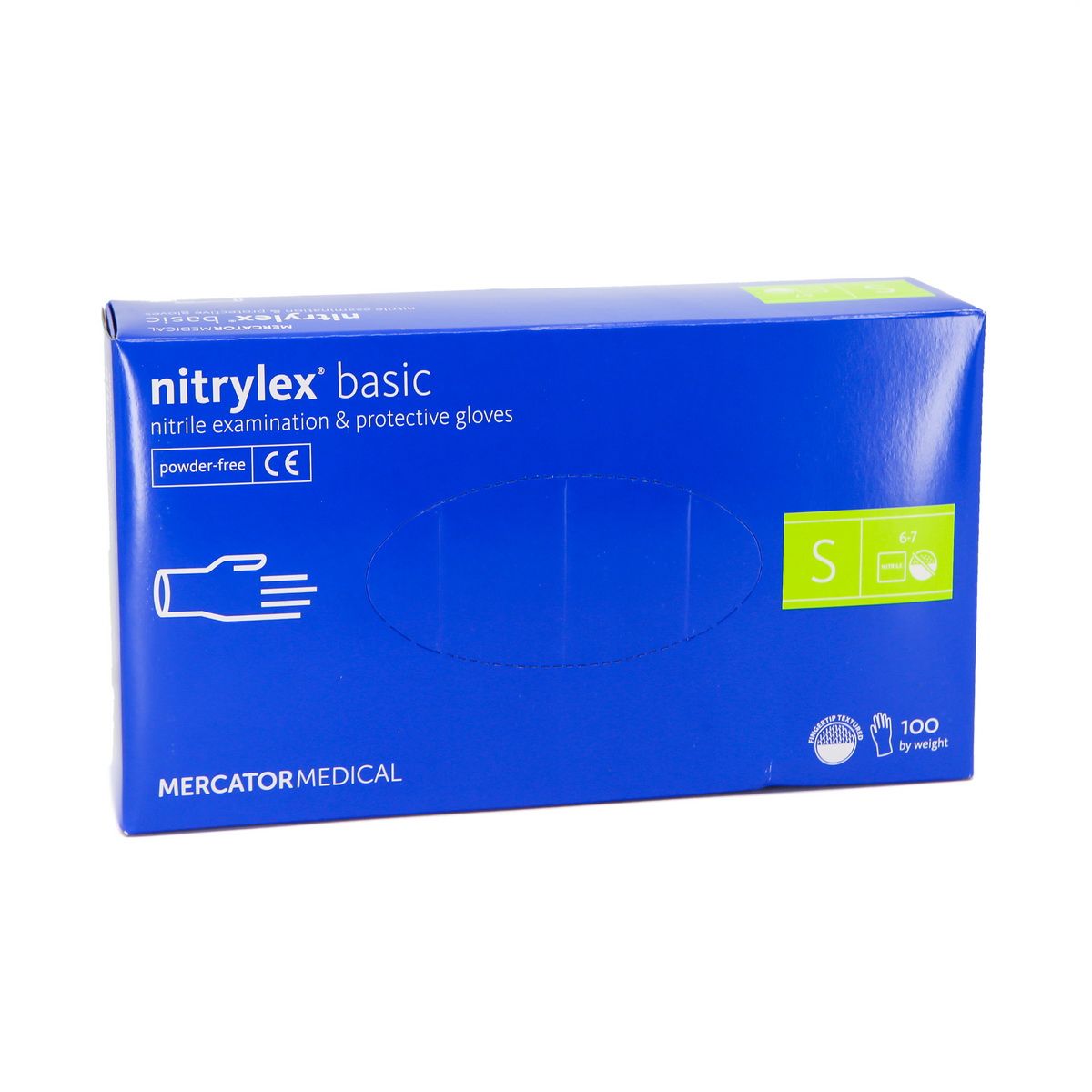 ნიტრილის ხელთათმანი არასტერილური  S  50 წყვილი