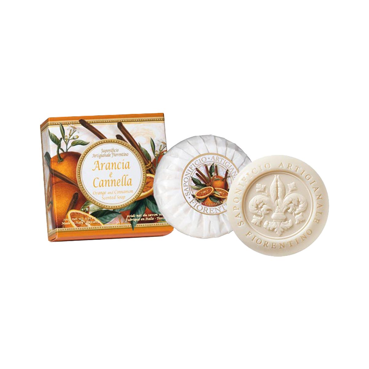 საპონი ფორთოხალი და დარიჩინი 100 გ 8259 ფიორენტინა - Fiorentino