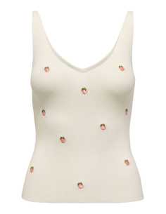 მაისურები ONLY JDY - JDYNANNA S/L EMBROIDERY TOP KNT