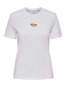 მაისურები ONLY - ONLFOODIE LIFE REG S/S TOP BOX JRS