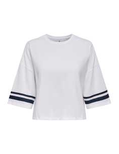 მაისურები ONLY - ONLPALOMA S/S O-NECK TOP BOX JRS