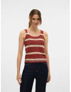 მაისურები Vero Moda - VMSARDINIA SL U-NECK TOP SE