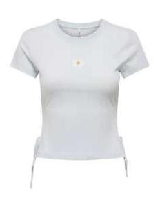 მაისურები ONLY - ONLCARLA LIFE S/S DETAIL TOP BOX JRS