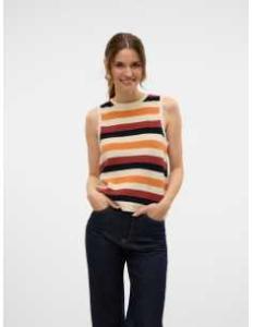 მაისურები Vero Moda - VMARUBA SL O-NECK TOP SE