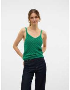 მაისურები Vero Moda - VMPERU SL V-NECK TOP SE