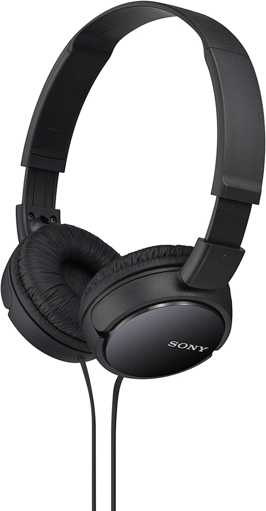 Sony MDR-ZX110 On-Ear Headphones Without Mic Black