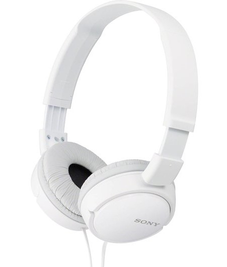 Sony MDR-ZX110 On-Ear Headphones Without Mic White