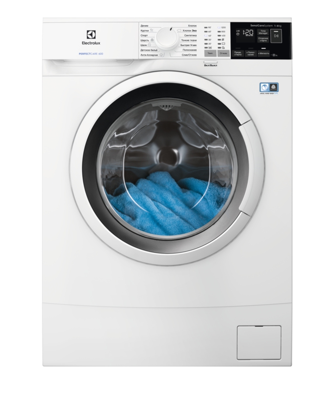 სარეცხი მანქანა Electrolux EW6S4R26W Washing Machine White