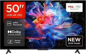TCL 50V6C 4K 50" Google TV Black