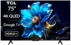 TCL 75P7K QLED 4K 75'' Google TV Black
