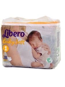 Libero - ლიბერო ზომა Newborn 2-5 კგ 28 ცალი 7736