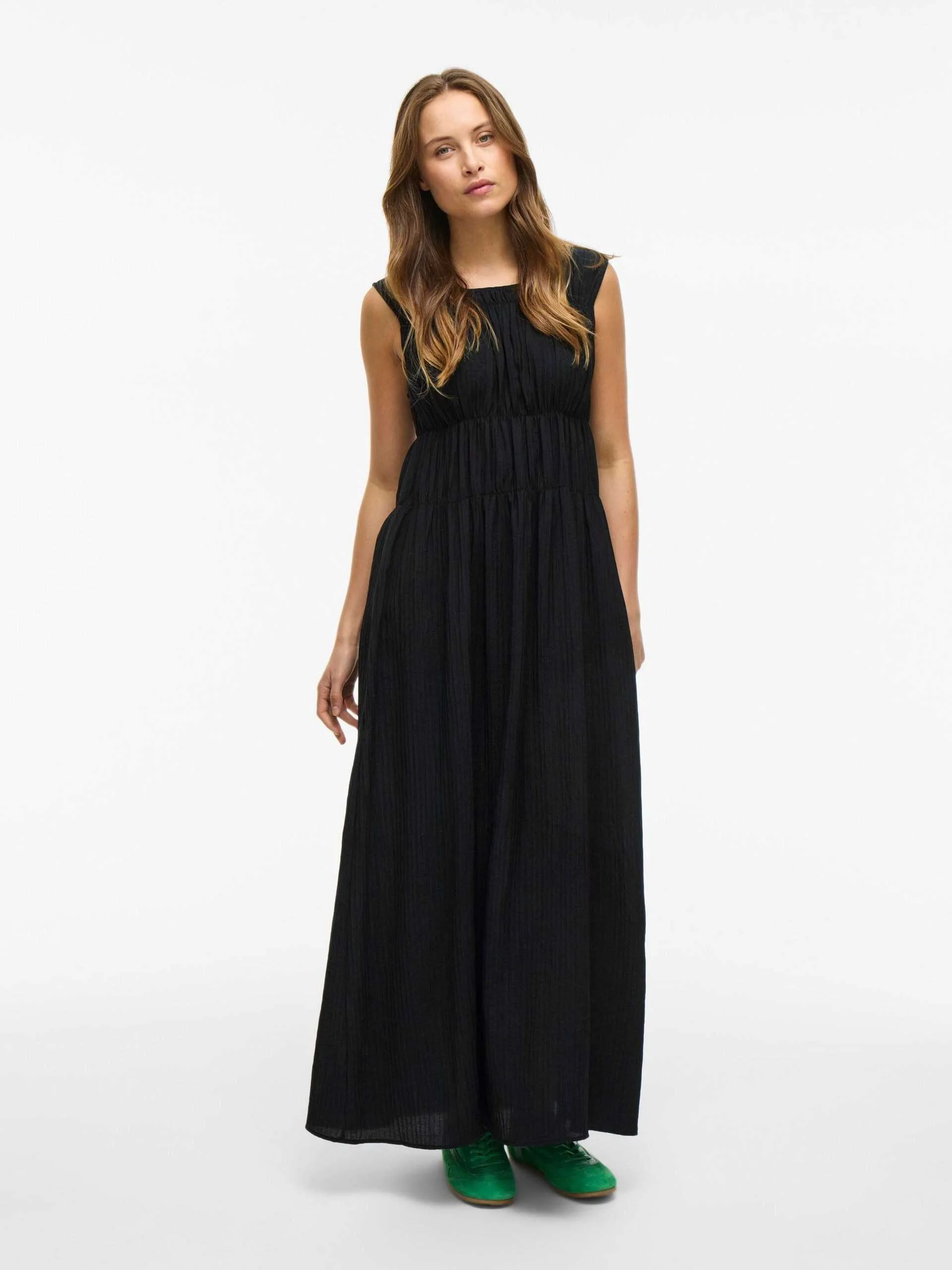 კაბა VILA - VIFOXY O-NECK MAXI DRESS