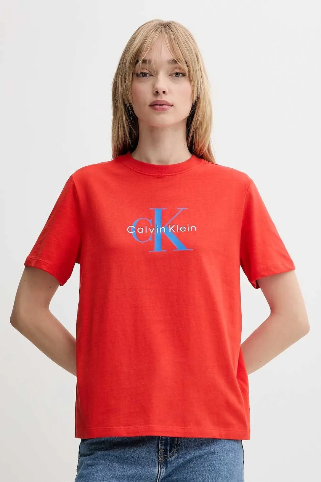 მაისურები CALVIN KLEIN JEANS - HERO SS CLASSIC MONOLOGO CN TEE