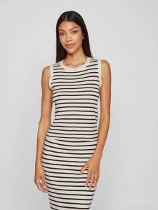 მაისურები VILA - VIZICHA S/S O-NECK STRIPED KNIT TOP/1
