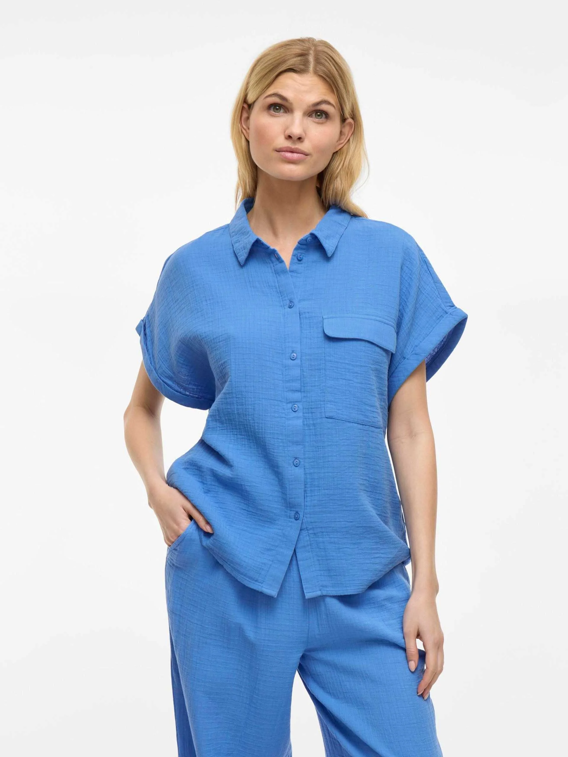 პერანგი VILA - VILANIA S/S SHIRT
