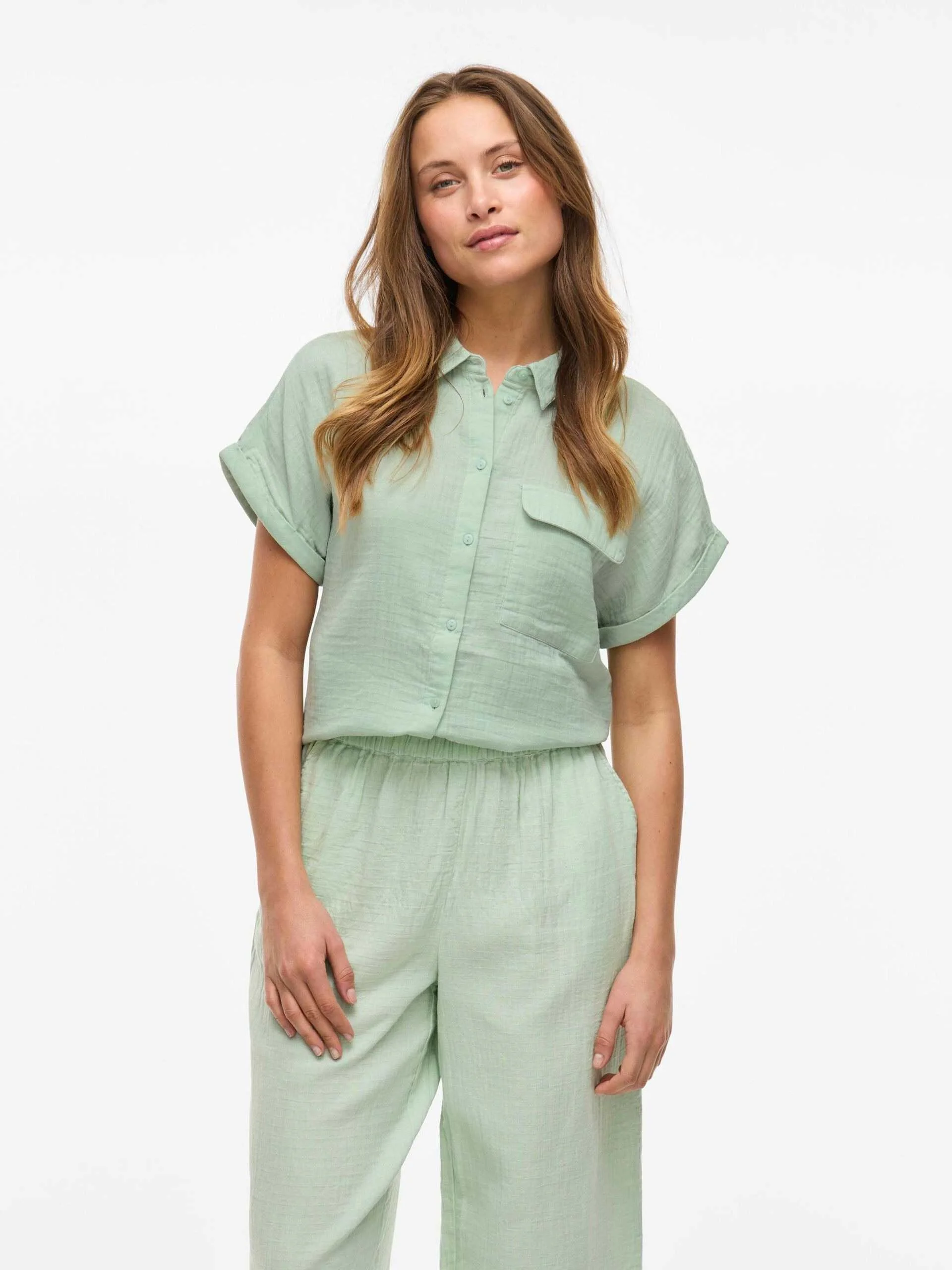 პერანგი VILA - VILANIA S/S SHIRT