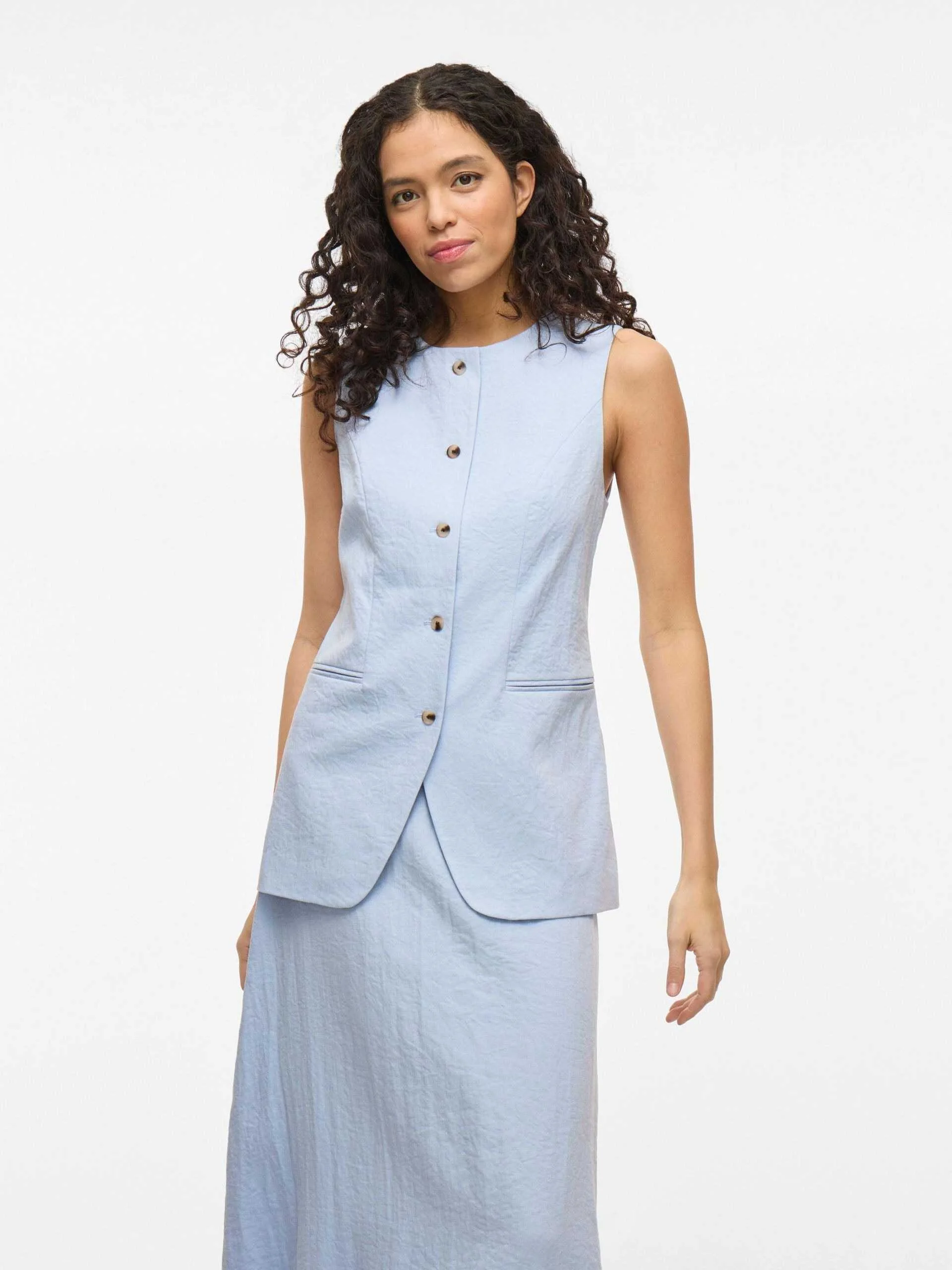 პიჯაკი VILA - VIFREJA S/L WAISTCOAT/TES