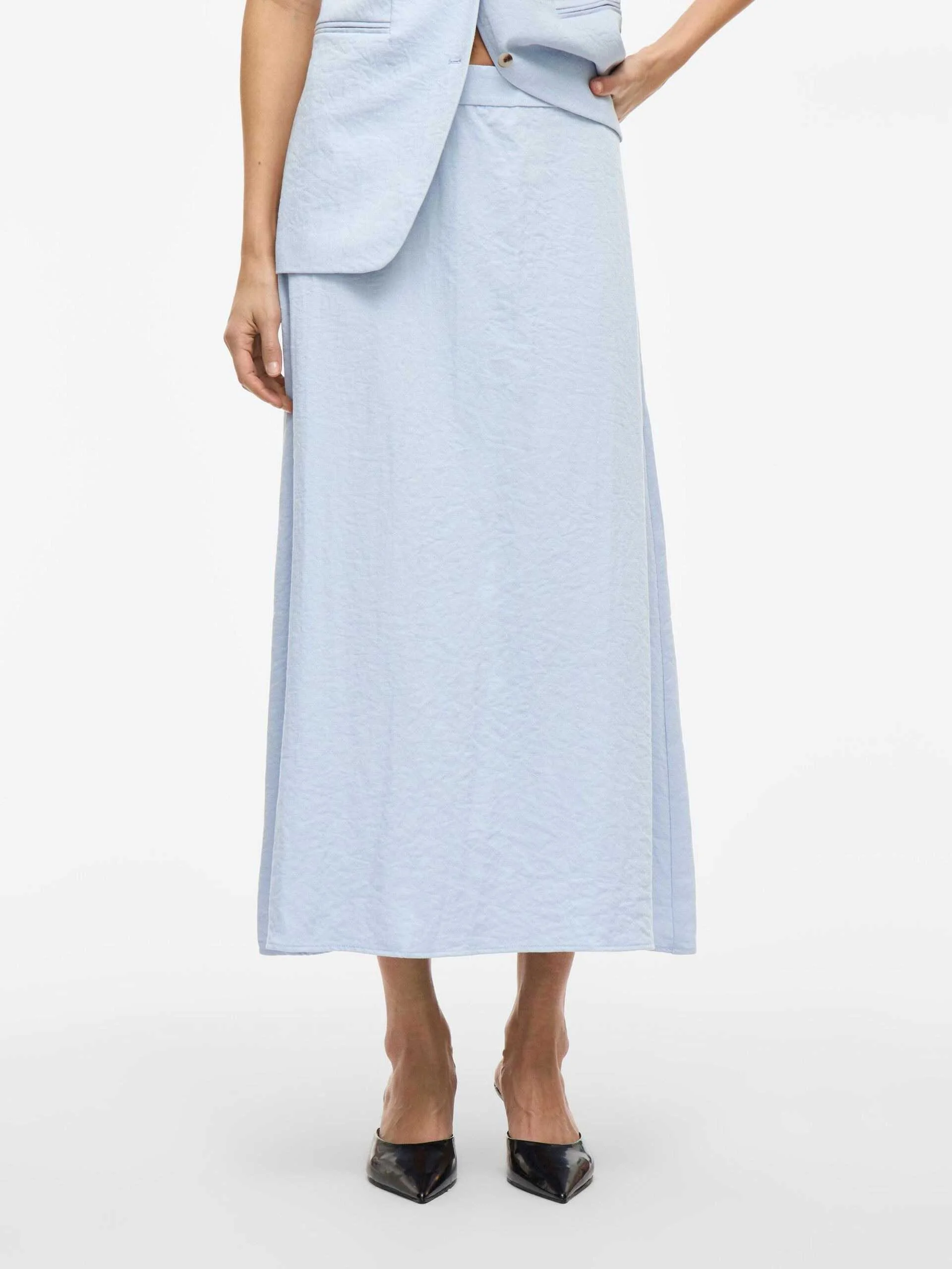 ქვედაბოლო VILA - VIFREJA HW ANKLE SKIRT/TES