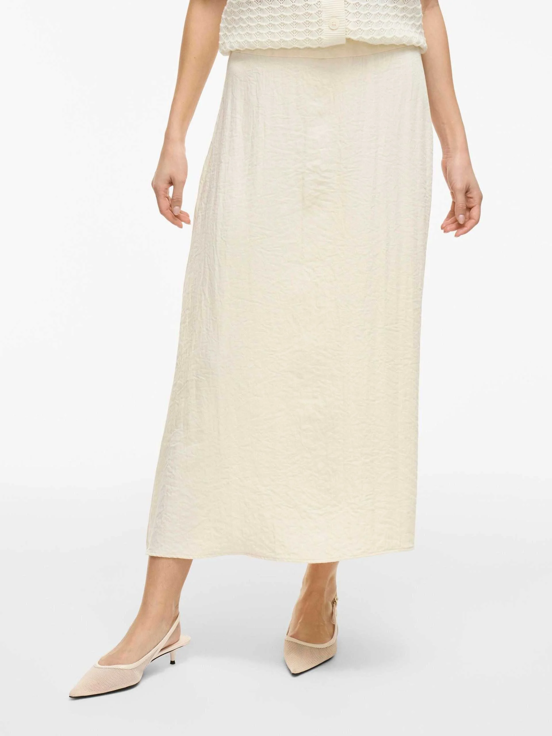 ქვედაბოლო VILA - VIFREJA HW ANKLE SKIRT/TES