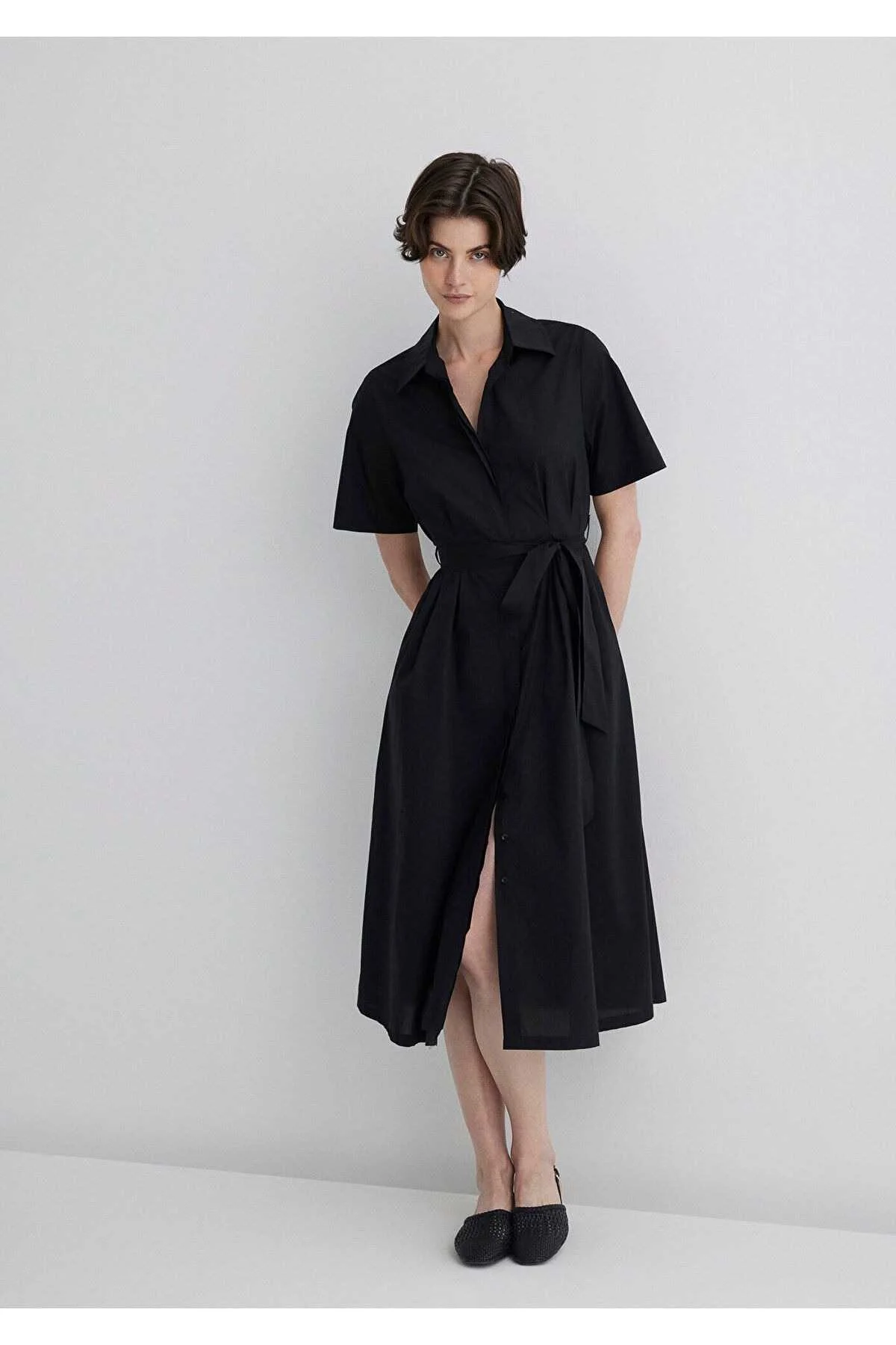 კაბა Mavi - WOVEN MIDI DRESS