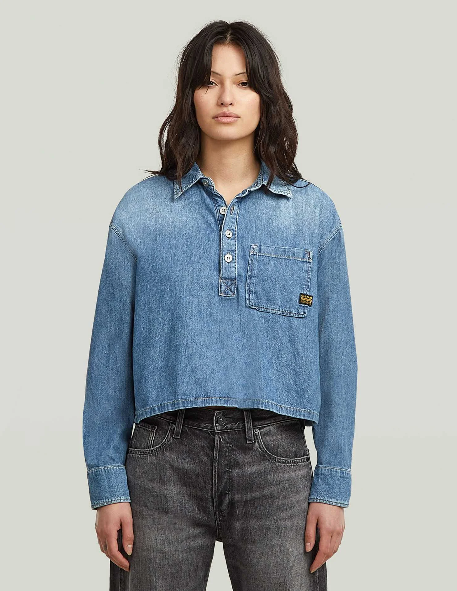 პერანგი G-Star Raw - Boxy day shirt wmn