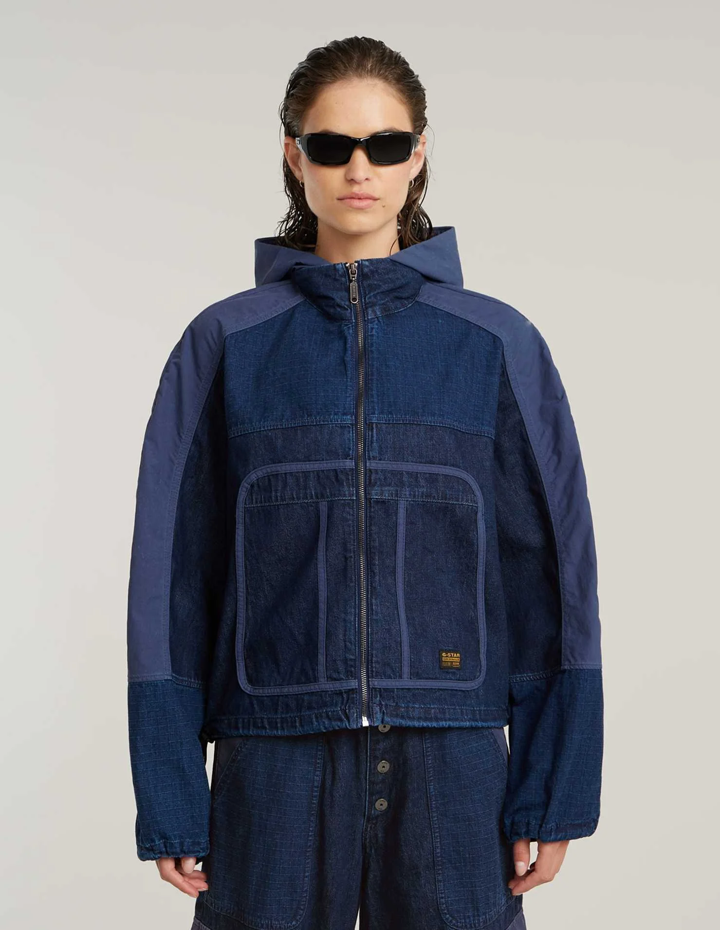 ქურთუკი G-Star Raw - Hooded track jacket wmn