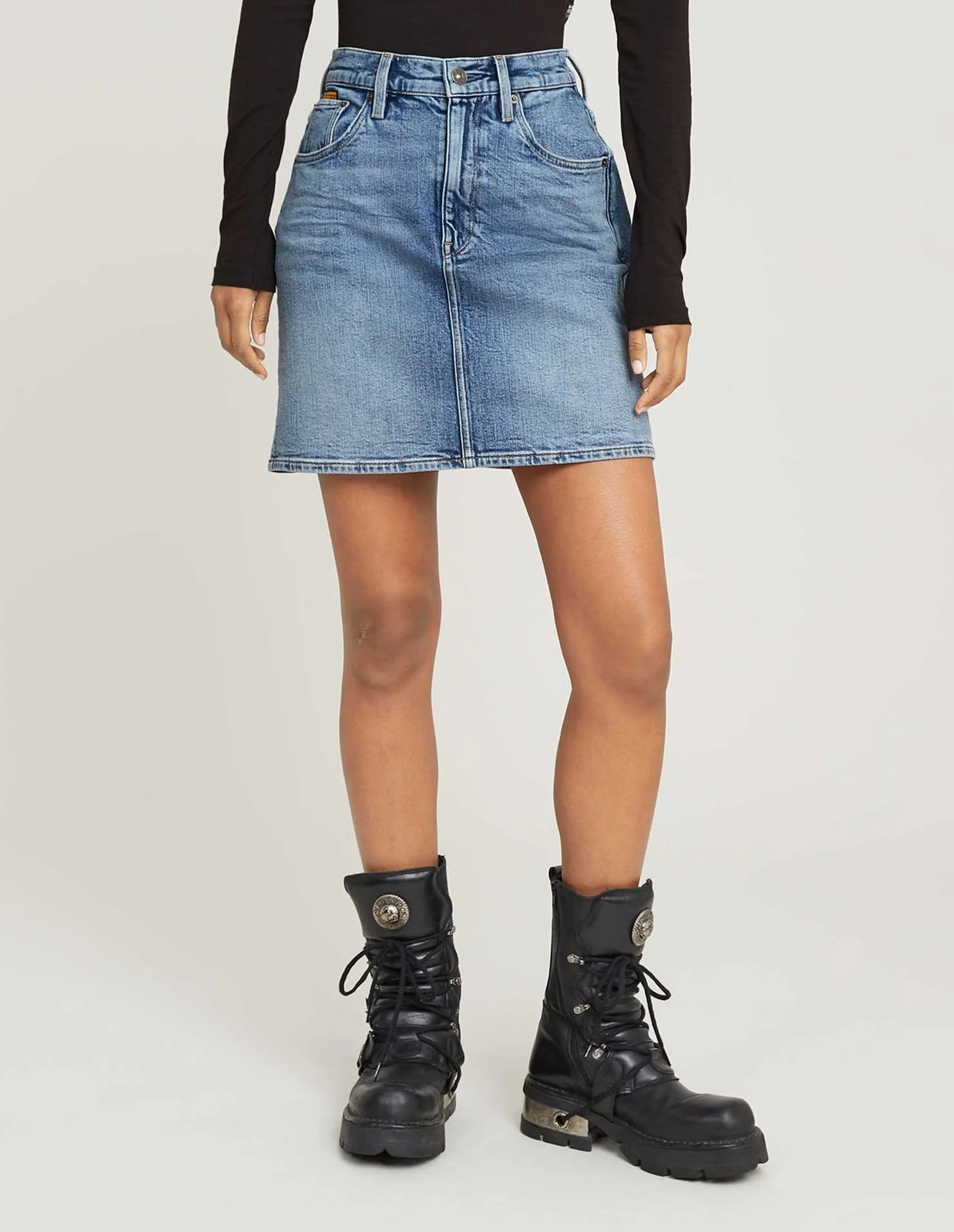ქვედაბოლო G-Star Raw - Viktoria Short Skirt Clean Edge wmn