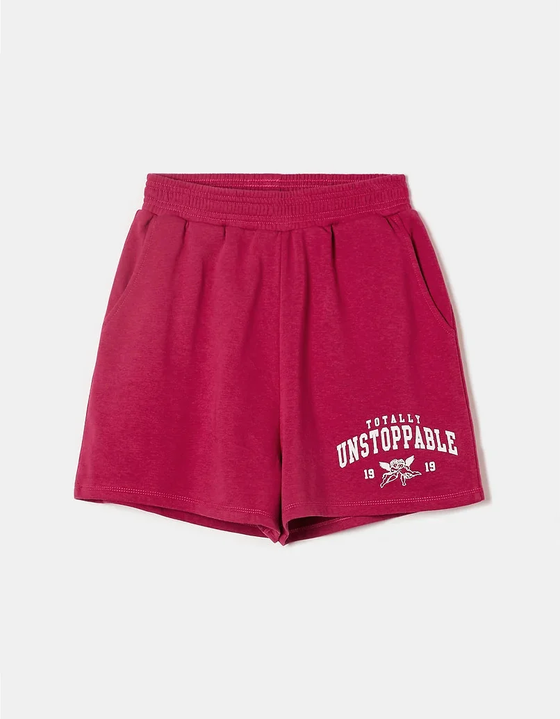 შორტი Tally Weijl - HIGH WAIST PRINTED SHORTS