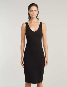კაბა G-Star Raw - Asymmetric zip dress wmn