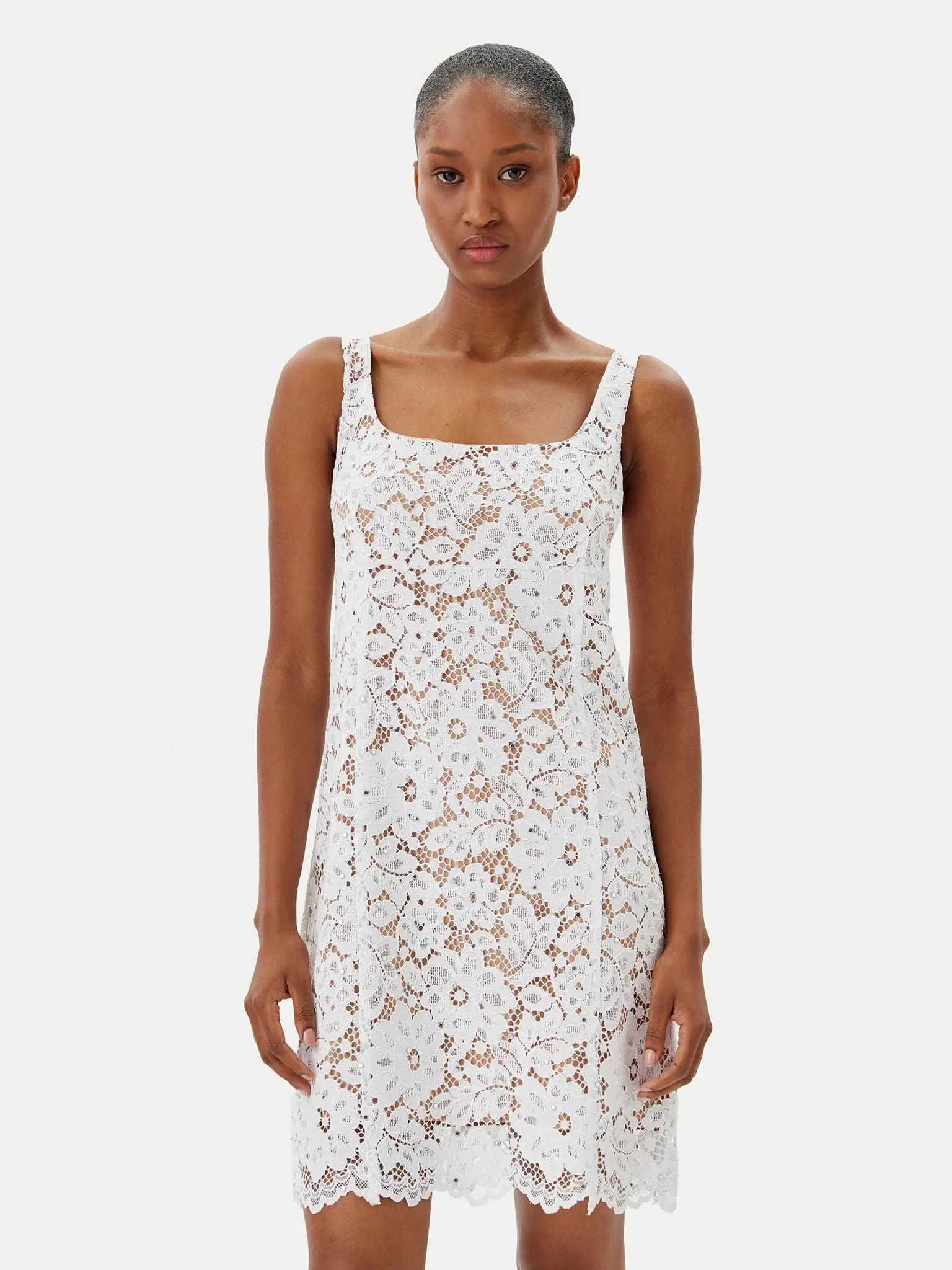კაბა MICHAEL MICHAEL KORS - FLRL SEQN TANK MINI DRESS