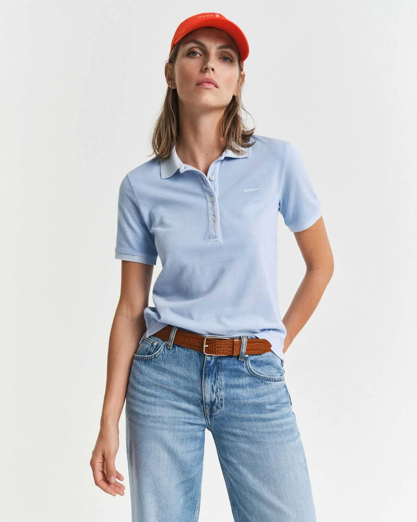 მაისურები GANT - SUNFADED SS PIQUE POLO