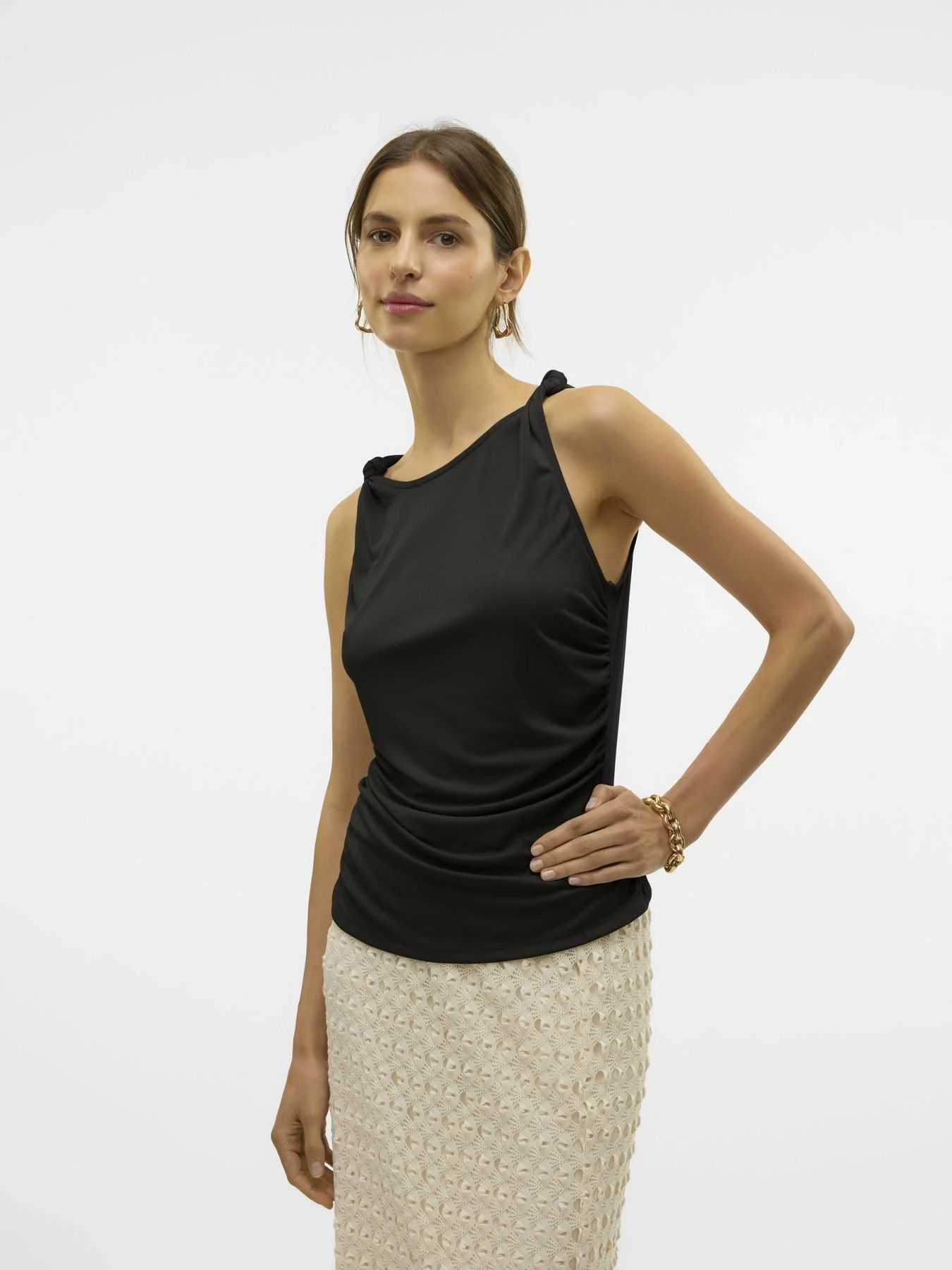 მაისურები Vero Moda - VMREMY SL BOATNECK TOP VMA