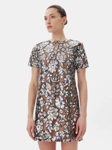 კაბა MICHAEL MICHAEL KORS - SEQUIN FLORAL TSHIRT DRS