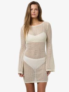 კაბა Noisy May - NMGIANNA L/S BELL SLEEVE KNIT DRESS FWD