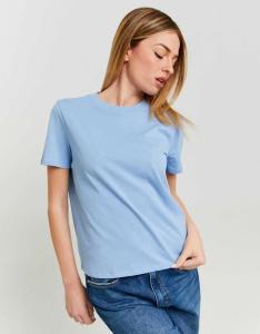 მაისურები Tally Weijl - Blue Basic T-Shirt