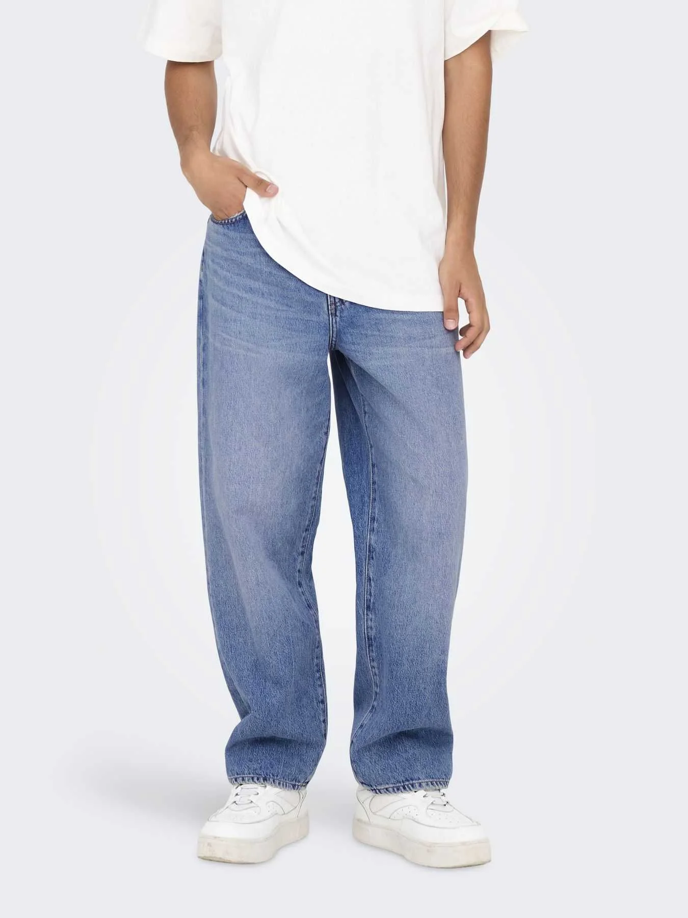 ჯინსი ONLY & SONS - ONSFADE LOOSE BROMO 2328 TAI DNM