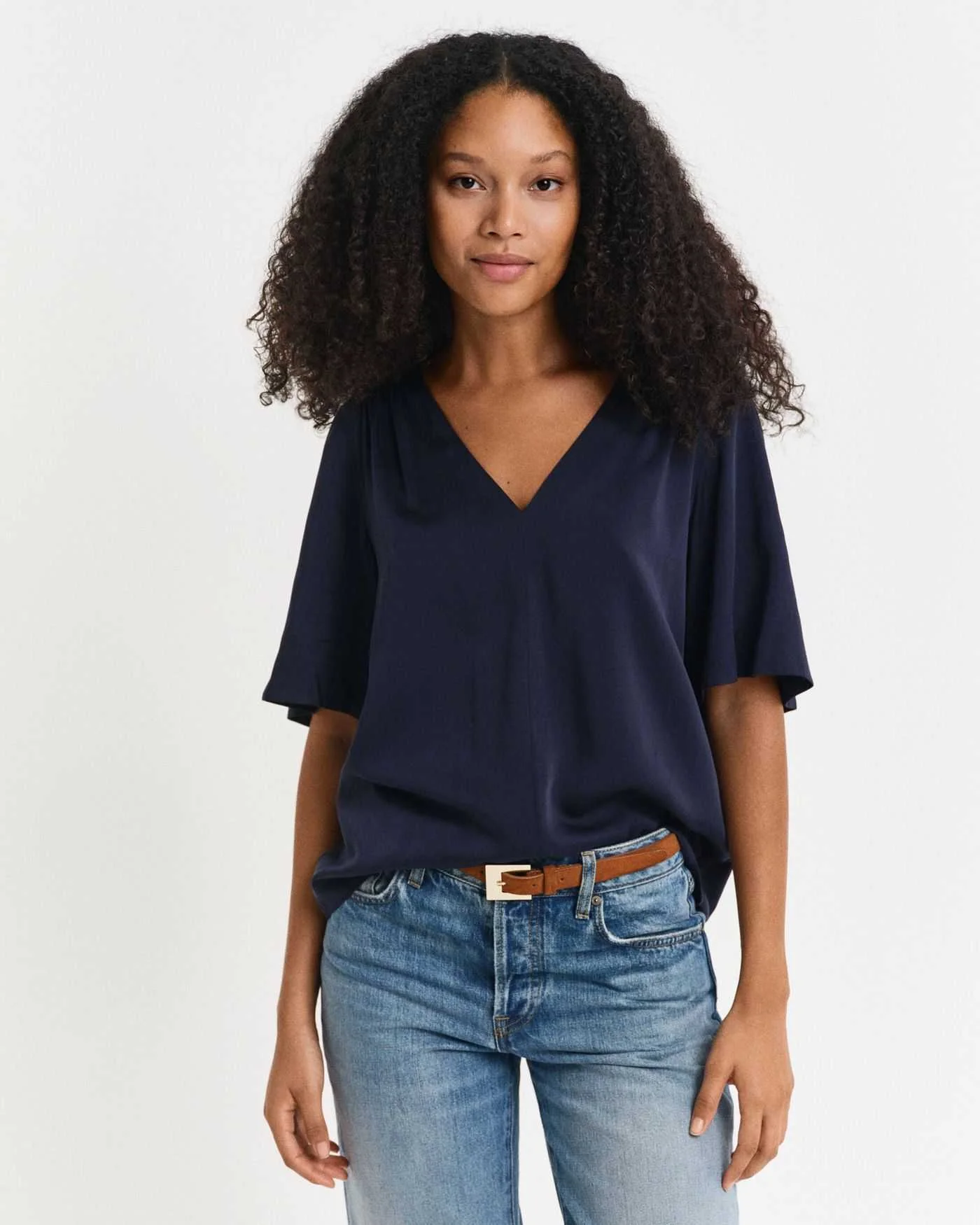 პერანგი GANT - SS BLOUSE