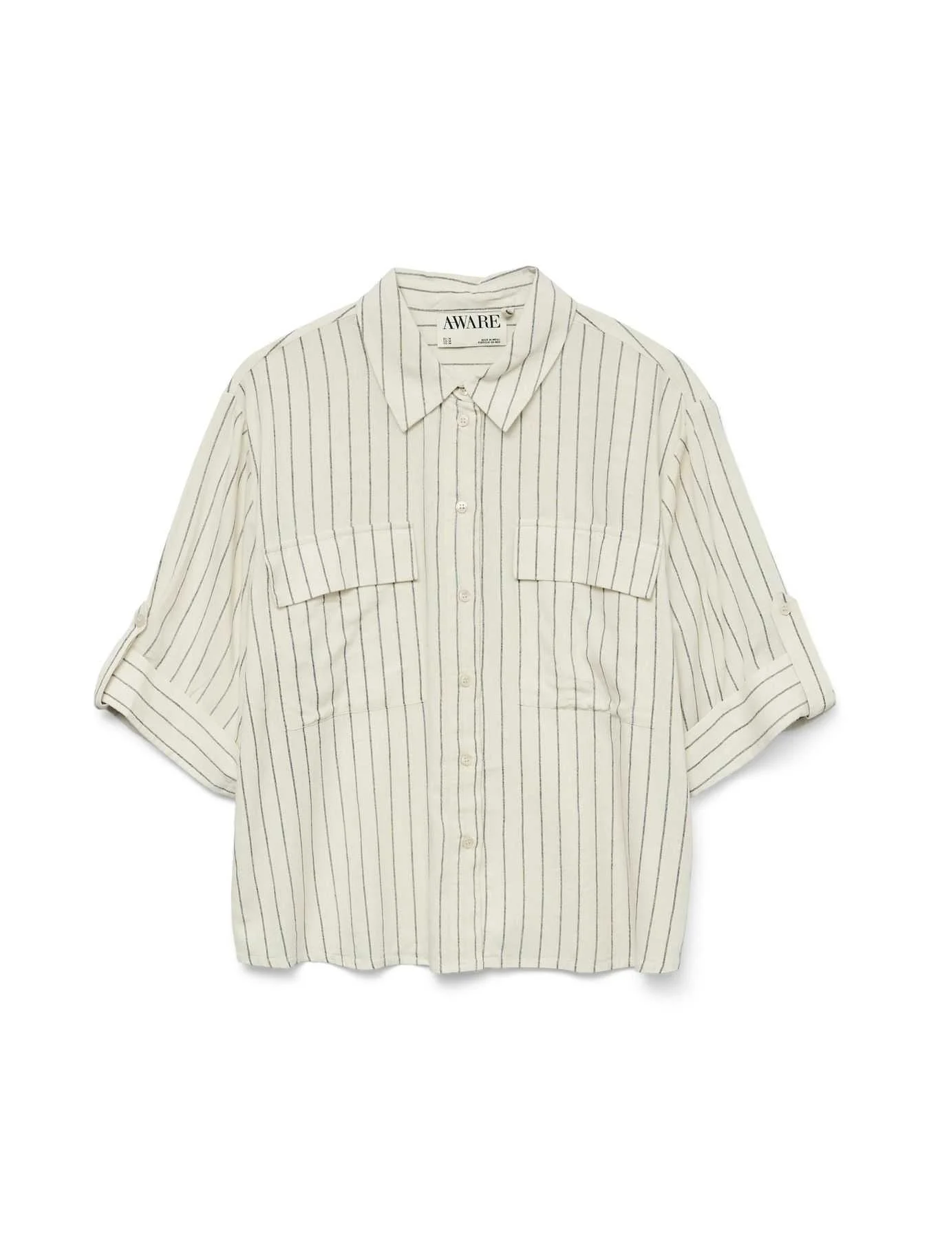 პერანგი Vero Moda - VMRYDER FABIANA 3/4 SHIRT VMA