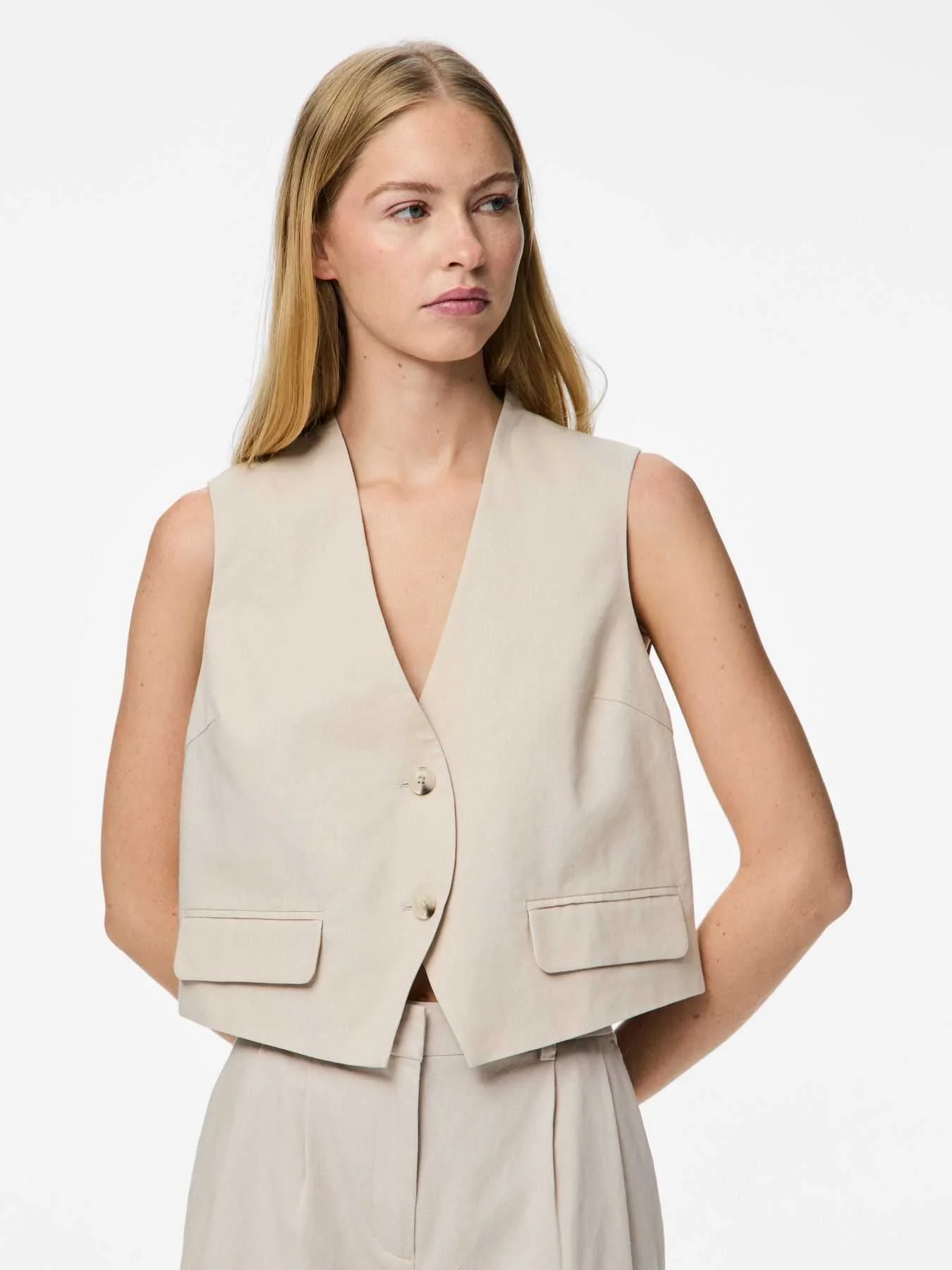 პიჯაკი Pieces - PCTIKI WAIST COAT