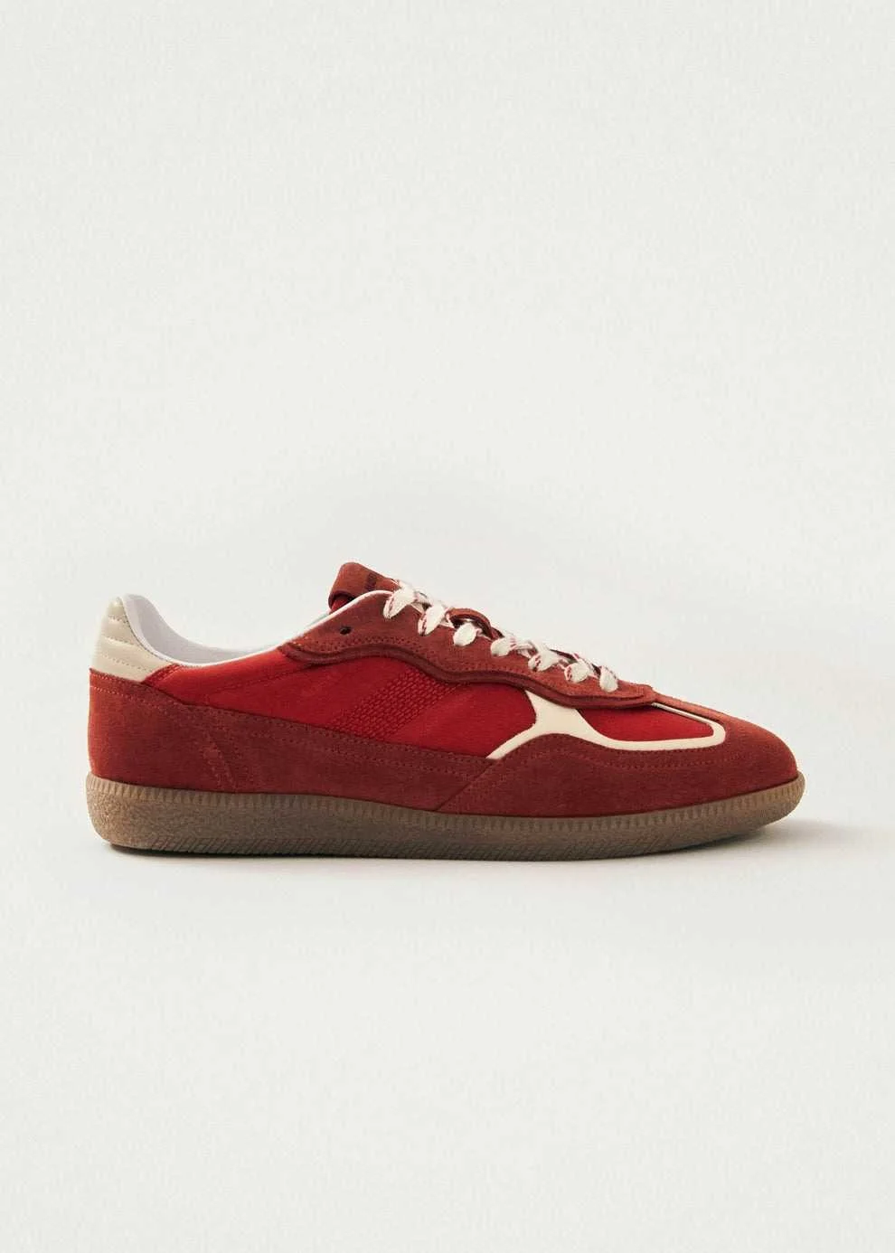 ქალის ბოტასი ALOHAS - Tb.490 Rife Sheen Red Leather Sneakers