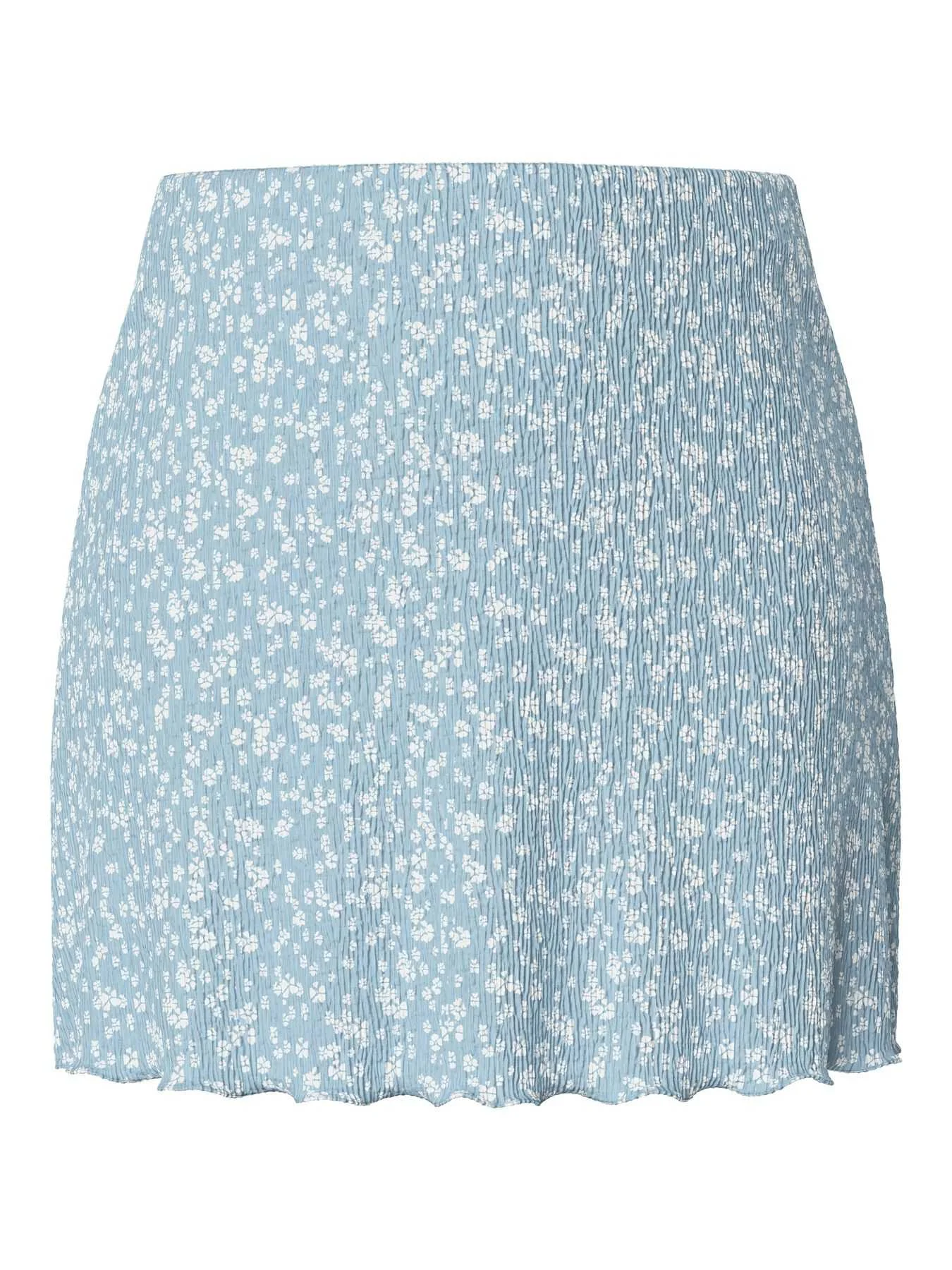 ქვედაბოლო Pieces - PCFLORA HW MINI SKIRT JRS BC