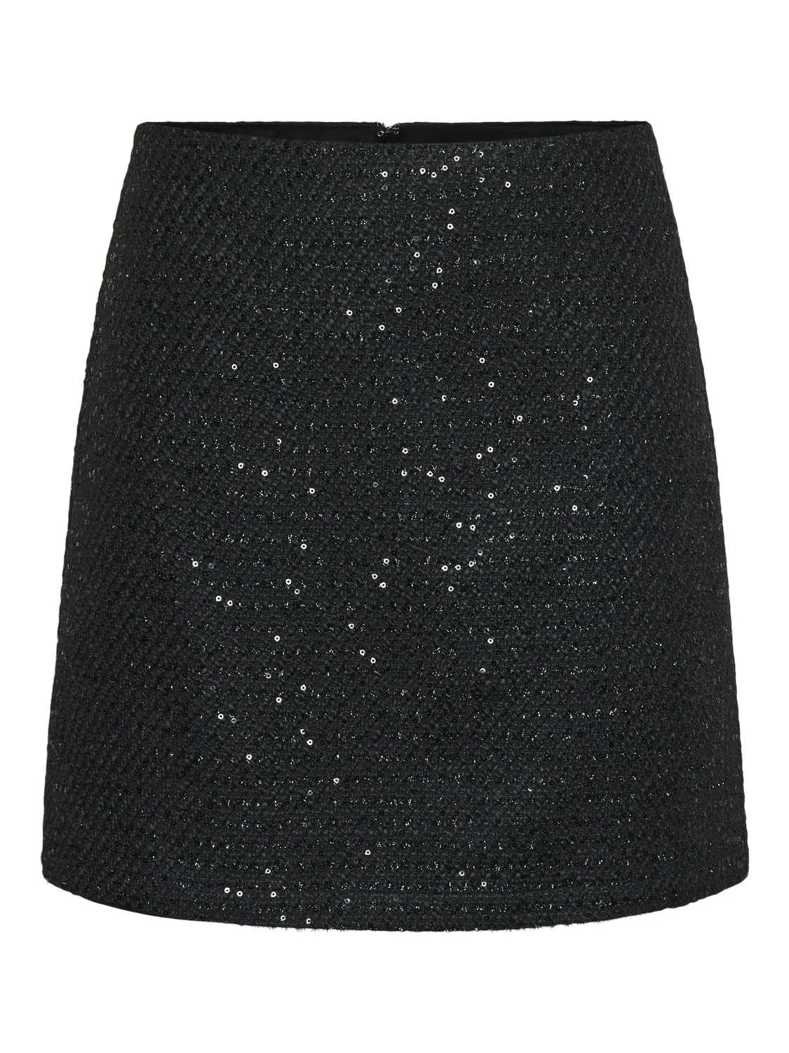 ქვედაბოლო Pieces - PCREA HW MINI SKIRT