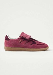 ქალის ბოტასი ALOHAS - Tb.490 Club Suede Raspberry Leather Sneakers