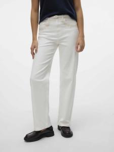 ქალის ჯინსი Vero Moda - VMTESSA HR WIDE EMB COL JEANS