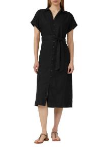 კაბა s.Oliver - Linen-blend midi dress with pockets